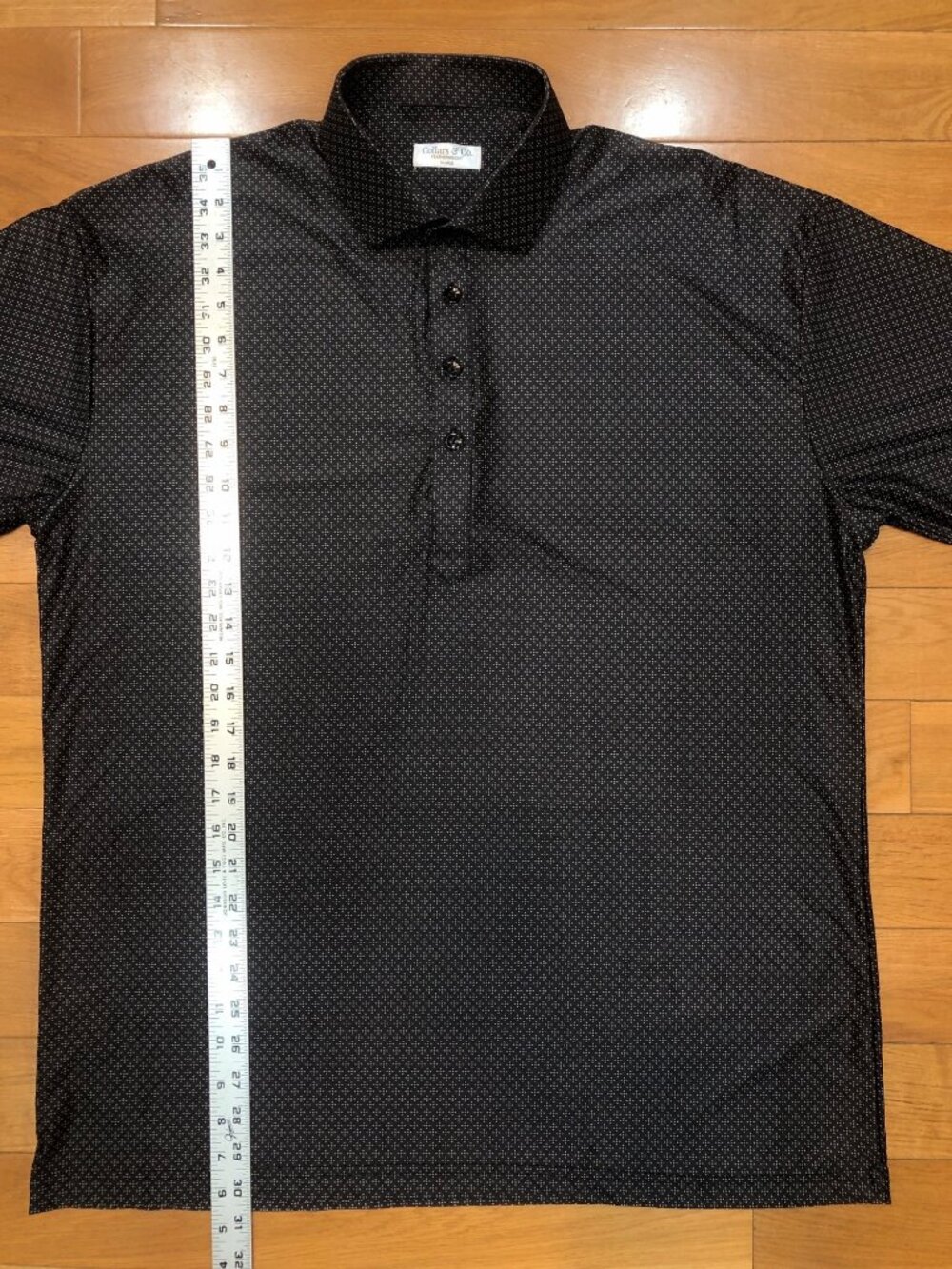 Collars & Co Featherweight Matrix Dress Collar Flex Performance Polo Shirt Sz XL - Picture 4 of 8